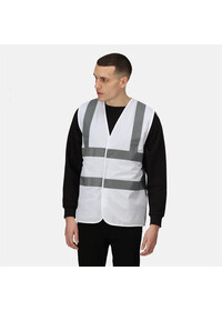 White Hi Vis vest Regatta TRS198