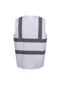White Hi Vis vest Regatta TRS198