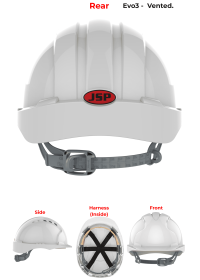JSP Evo3 Safety Printed Helmet Small Quantities