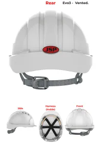 JSP Evo3 Safety Helmet - Slip Ratchet
