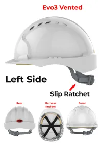 JSP Evo3 Safety Printed Helmet Small Quantities