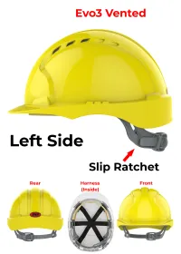 JSP Evo3 Safety Helmet - Slip Ratchet