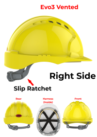 JSP Evo3 Safety Helmet - Slip Ratchet