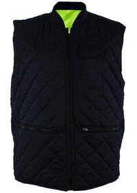 Yellow Hi Vis Reversible Bodywarmer Blackrock 80005 Reversed