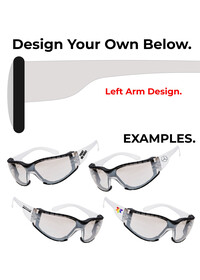 Mirror Custom Printed Safety Glasses PS32 Designer.