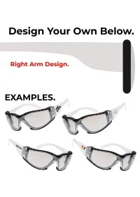 Mirror Custom Printed Safety Glasses PS32 Designer.