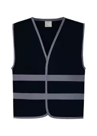Kids Hivis Vests  Navy