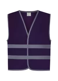 Kids Hivis Vests Purple