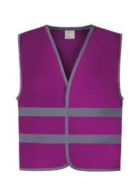 Kids Hivis Vests Raspberry