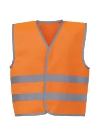 Kids Hivis Vests Orange