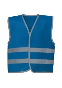 Kids Hivis Vests Royal Blue