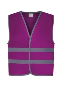 Kids Hivis Vests Raspberry