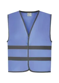 Kids Hivis Vests  Sky Blue