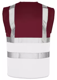 Maroon/White