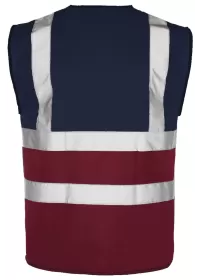 Navy Top/ Maroon Bottom