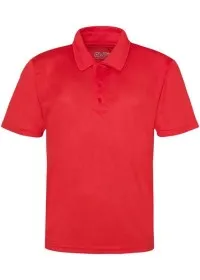 JC040 Cool Awdis Poloshirt  Fire Red