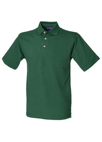 Classic cotton piqué polo with stand-up collar Bottle