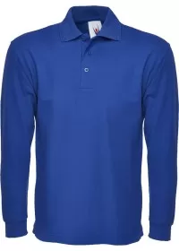 Custom Logo Long Sleeve Poloshirt Uneek UC113