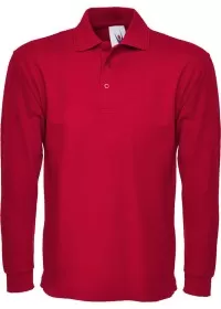 Custom Logo Long Sleeve Poloshirt Uneek UC113