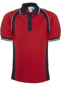 Custom Logo Two Tone Sports Poloshirt Uneek UC123