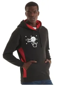 Uneek Personalised Two Tone Hoodie UC517