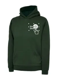 Uneek Personalised UX Childrens Hooded Sweatshirt UX8