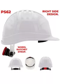 PS62 Portwest Wheel Ratchet Vented Safety Helmet