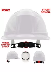 PS62 Portwest Wheel Ratchet Vented Safety Helmet