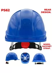 PS62 Portwest Wheel Ratchet Vented Safety Helmet
