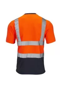 Orange and Blue Hi Vis Tee shirt