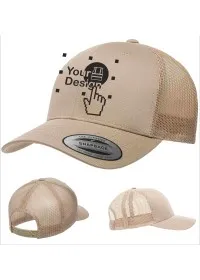 Custom Embroidered Flexfit Retro Trucker Cap 6606