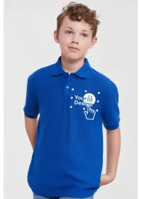 Russell Europe Schoolgear J539B,Kid's poly/cotton polo