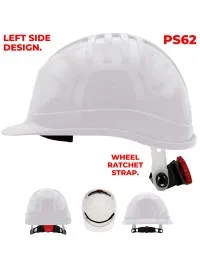 PS62 Portwest Wheel Ratchet Vented Safety Helmet