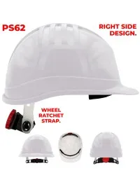 PS62 Portwest Wheel Ratchet Vented Safety Helmet