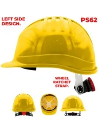 PS62 Portwest Wheel Ratchet Vented Safety Helmet