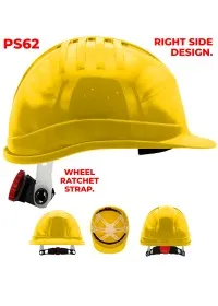 PS62 Portwest Wheel Ratchet Vented Safety Helmet