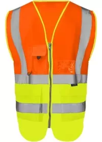 Custom Printed Hi Vis Vests with Pockets
