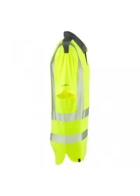 Leo EcoViz COOLMAX Yellow Hi Vis Poloshirt P12 Right