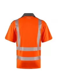 Leo EcoViz COOLMAX Orange Hi Vis Poloshirt P12
