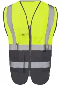 Custom Printed Hi Vis Vests with Pockets
