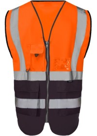 Custom Printed Hi Vis Vests with Pockets