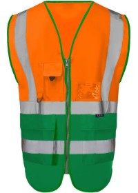 Custom Printed Hi Vis Vests with Pockets