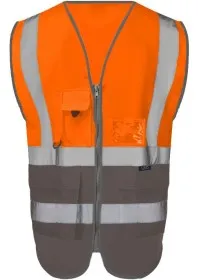 Custom Printed Hi Vis Vests with Pockets