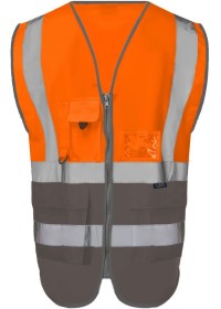 Custom Printed Hi Vis Vests with Pockets