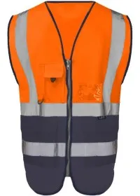 Custom Printed Hi Vis Vests with Pockets