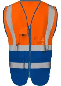Custom Printed Hi Vis Vests with Pockets
