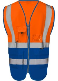Custom Printed Hi Vis Vests with Pockets