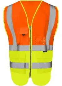 Custom Printed Hi Vis Vests with Pockets
