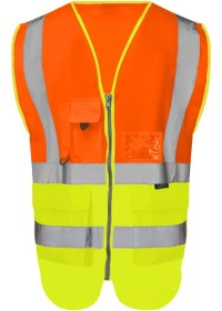 Custom Printed Hi Vis Vests with Pockets