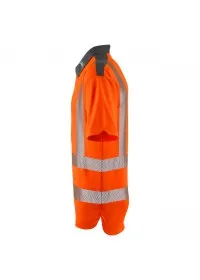 Leo EcoViz COOLMAX Orange Hi Vis Poloshirt P12
